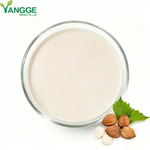 What are the health benefits of the fiber and fat in one cup of almonds
